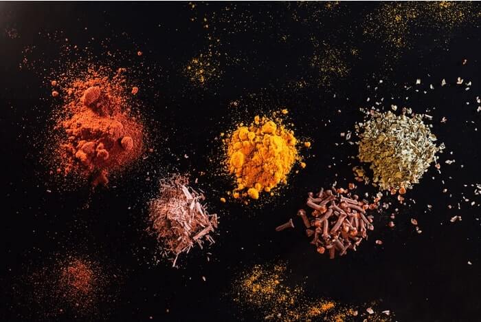 All kinds of hot spices